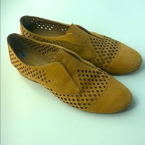 Tan Suede Flat